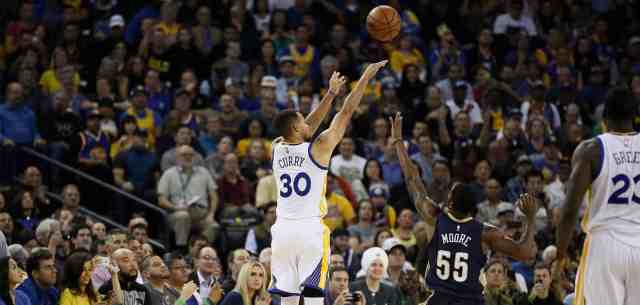 steph curry shooting basketball