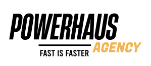 Black logo with orange agency-transparent