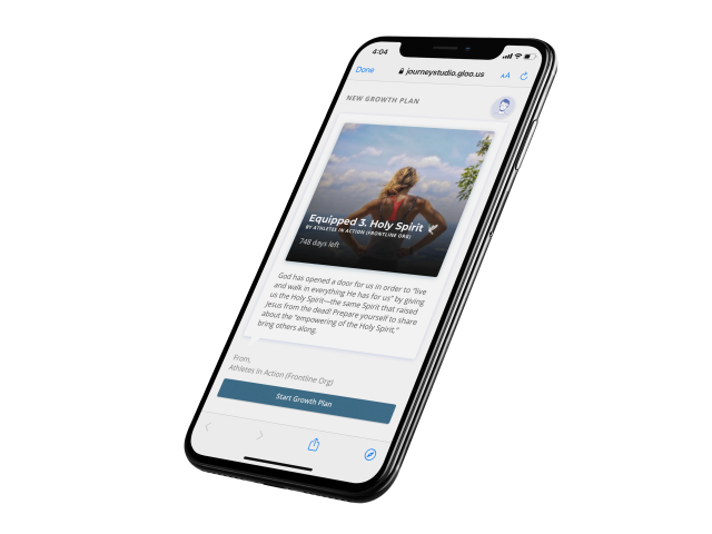 Equipped Journey 3 Holy Spirit - Growth Plan Mock Up