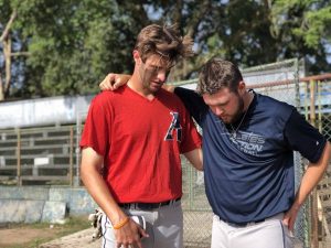 Baseball Praying Together