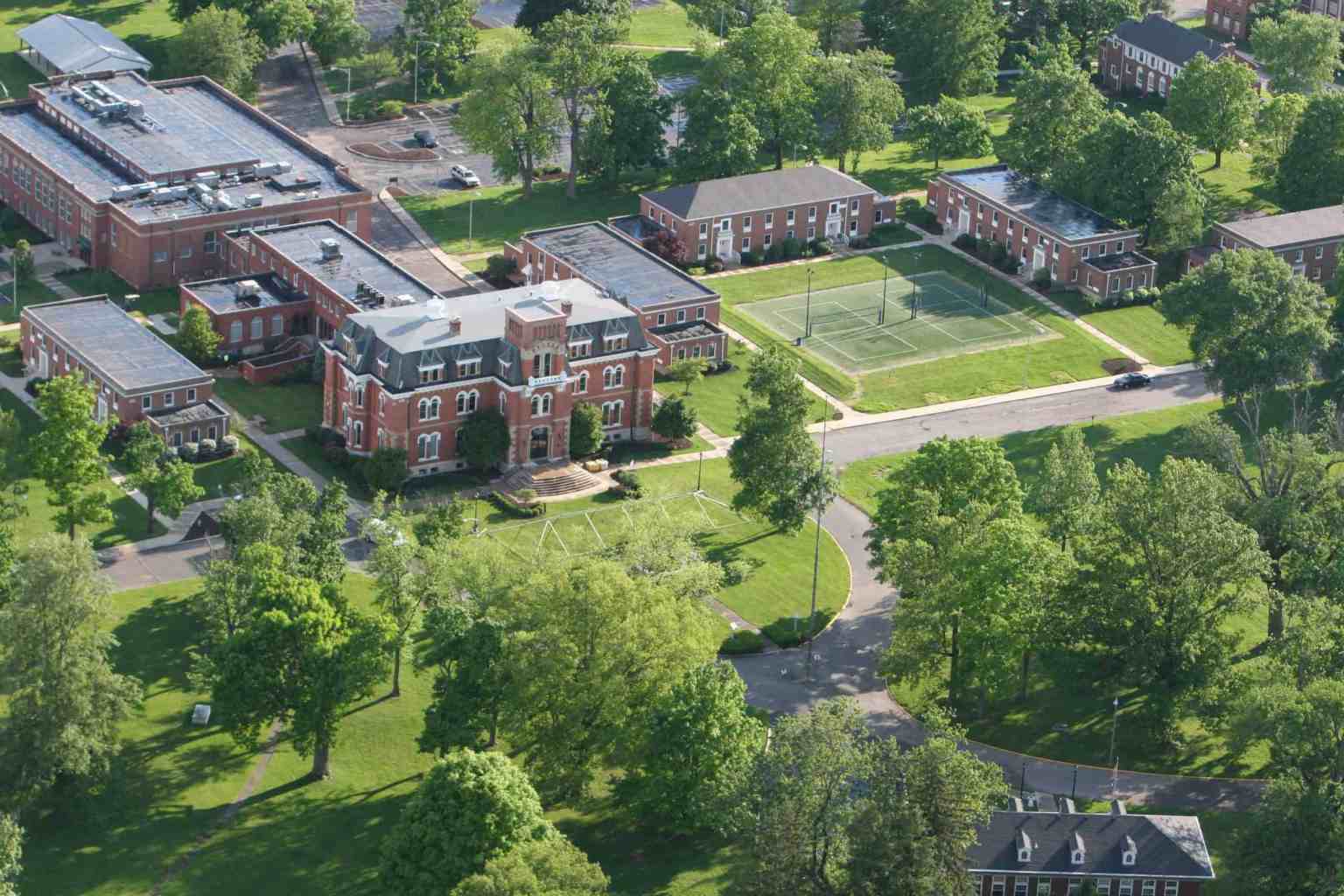 Ariel view of Athletes in Action Headquarters