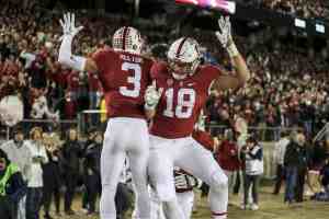 football players celebrating