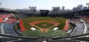 empty baseball stadium
