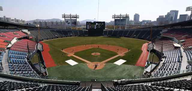 empty baseball stadium