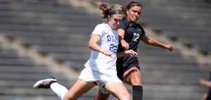 two female soccer players
