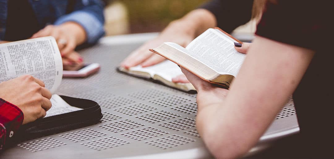 people reading bible