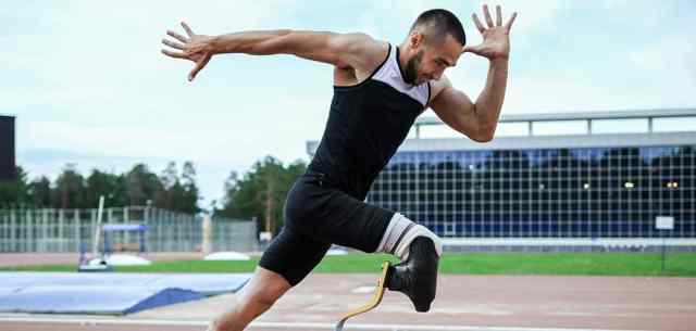 athlete running