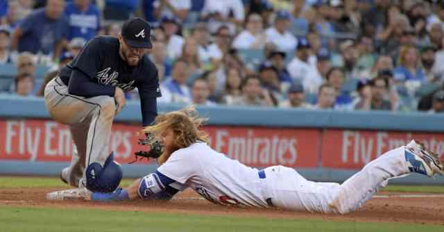 Baseball player sliding