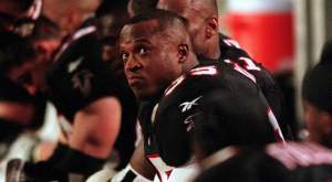 William White with the Atlanta Falcons american football team