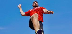 picture looking up at man