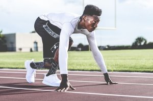 man set to run on track