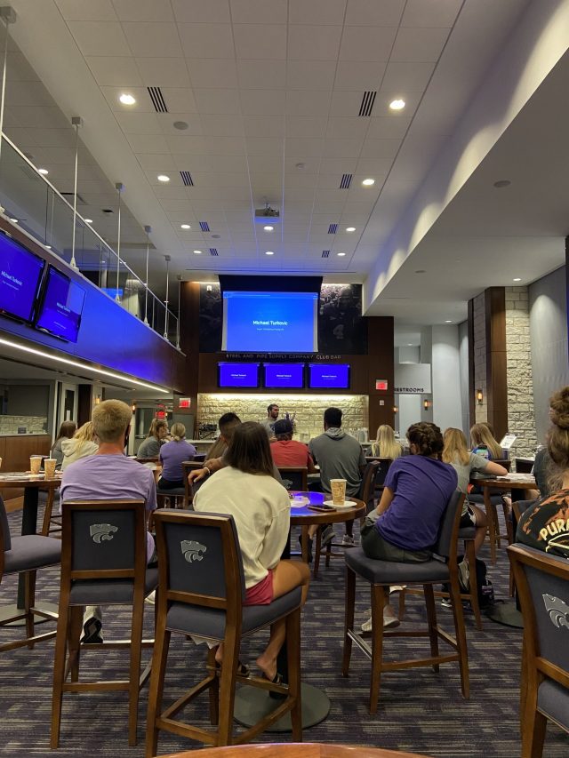 Image of a weekly meeting for K-State AIA
