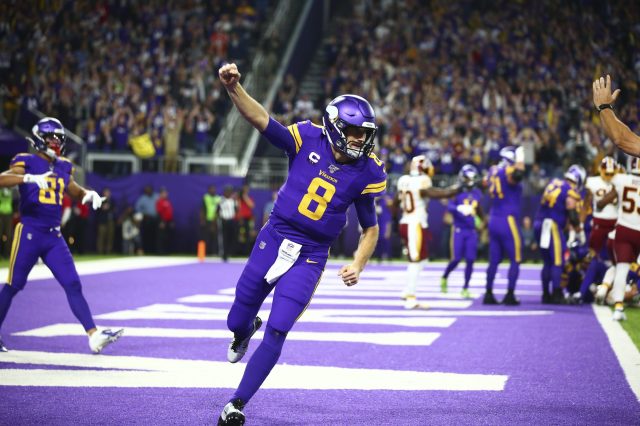 An image from October 24, 2019 regular season home game against the Washington Redskins. The Vikings won 19-9.