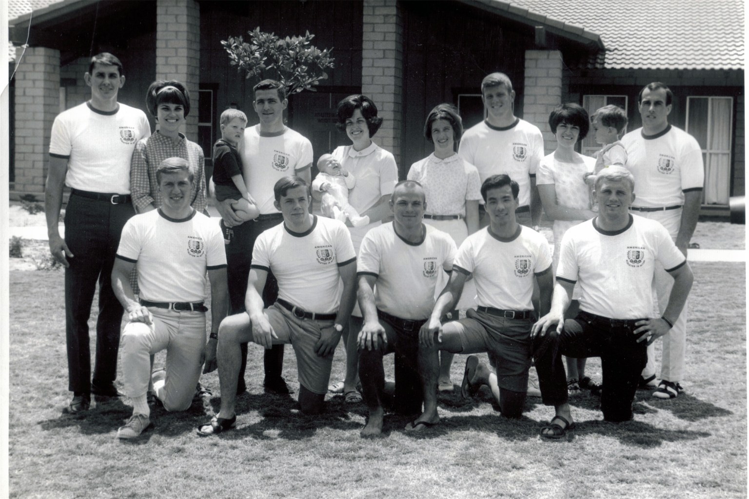 Athletes in Action’s first wrestling team, 1968