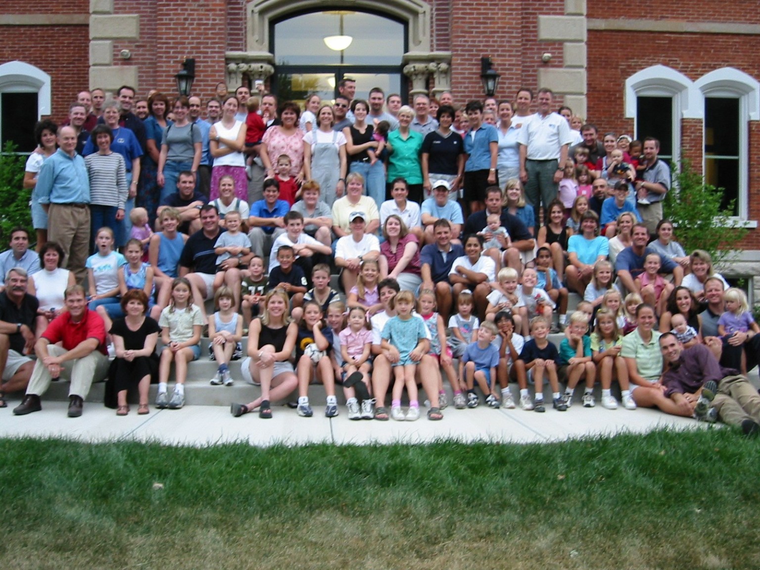 Athletes in Action staff and families gathered together